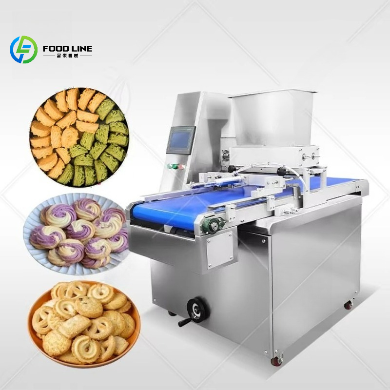 Commercial Kitchen Small Space - เครื่องทำคุกกี้ขนาดกะทัดรัดแบบกำหนดเองได้ ประหยัดพื้นที่ อุปกรณ์ขึ้นรูปบิสกิต สำหรับร้านเบเกอรี่ขนาดเล็ก ใช้ในครัวเชิงพาณิชย์
