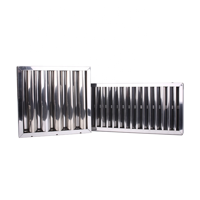 Commercial Exhaust Hood - แผ่นกรองไขมัน 201SS 304SS 430SS สำหรับเครื่องดูดควันในครัวเชิงพาณิชย์