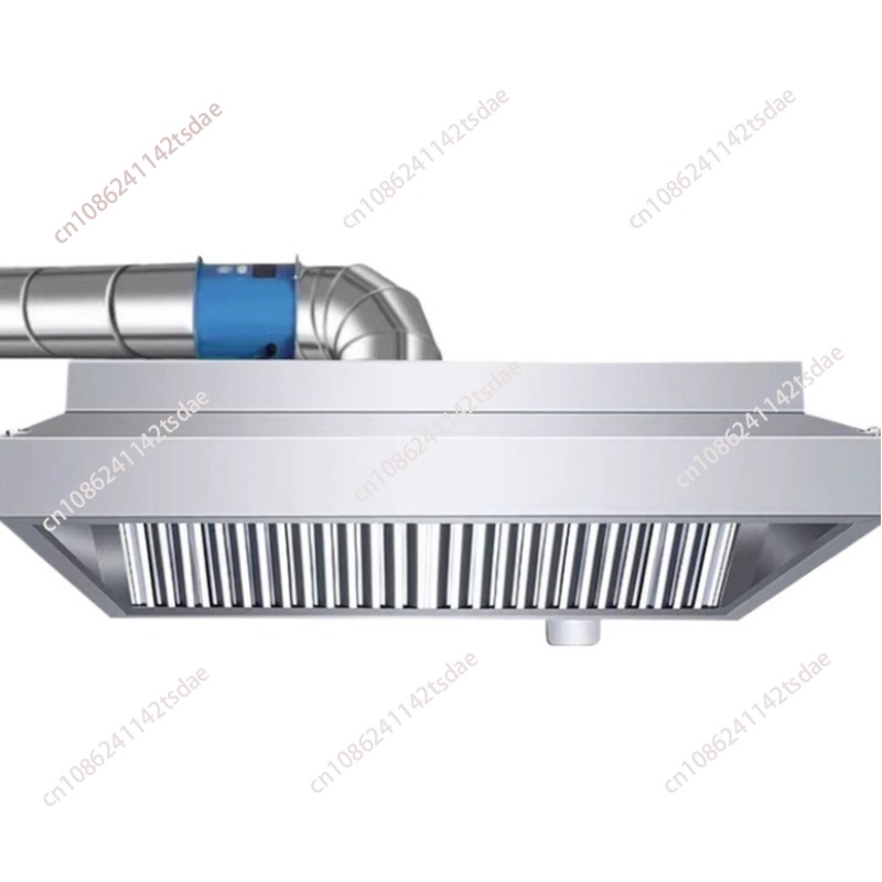 Commercial Exhaust Hood - เครื่องดูดควันสเตนเลสสตีลเชิงพาณิชย์, พัดลมดูดอากาศขนาดใหญ่ เสียงเงียบ สำหรับครัวโรงแรมและเตาในชนบท