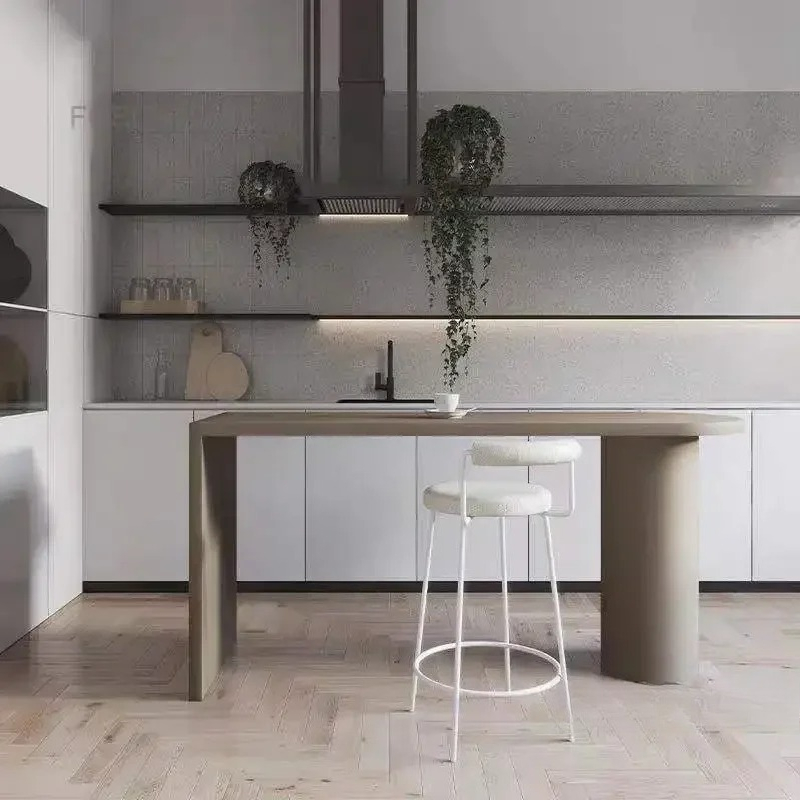 Commercial Kitchen Lighting Design - เก้าอี้บาร์ดีไซน์หรูหราสไตล์นอร์ดิก เก้าอี้สูงเรียบง่ายสำหรับตกแต่งบ้าน เฟอร์นิเจอร์ครัว เก้าอี้บาร์พักผ่อนสำหรับเคาน์เตอร์ต้อนรับโรงแรม