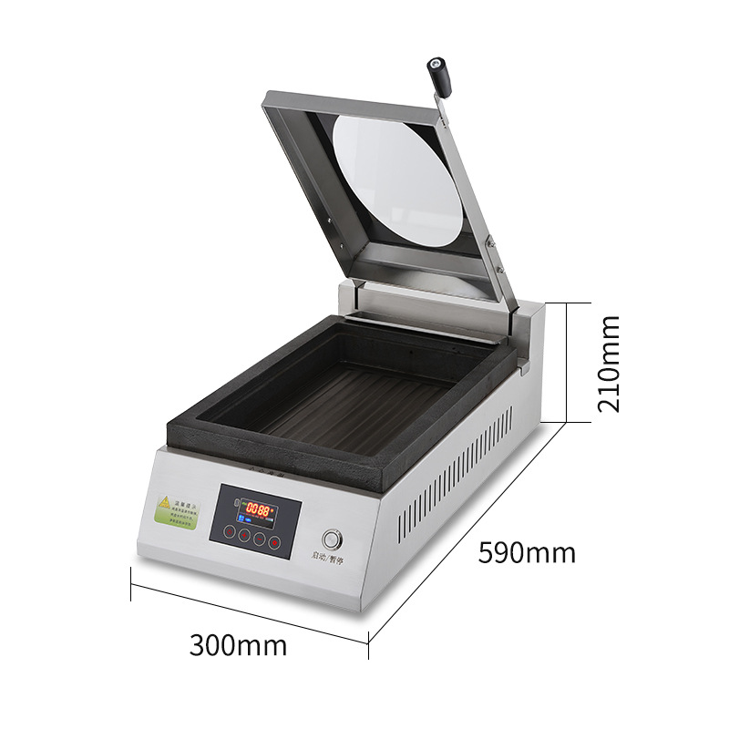 Commercial Kitchen Griddle - เครื่องทอดเกี๊ยวอัตโนมัติเต็มรูปแบบ อุปกรณ์ครัวเชิงพาณิชย์ หม้อทอดน้ำอัจฉริยะ กระทะไฟฟ้า