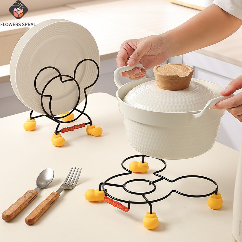 Commercial Kitchen Warmer - ชั้นวางฉนวนกันความร้อนเตาในครัว, ชั้นวางของในครัวลายมิกกี้, ชั้นวางชาม, ชั้นวางหม้อ, ชั้นวางช้อนส้อม, อเนกประสงค์,