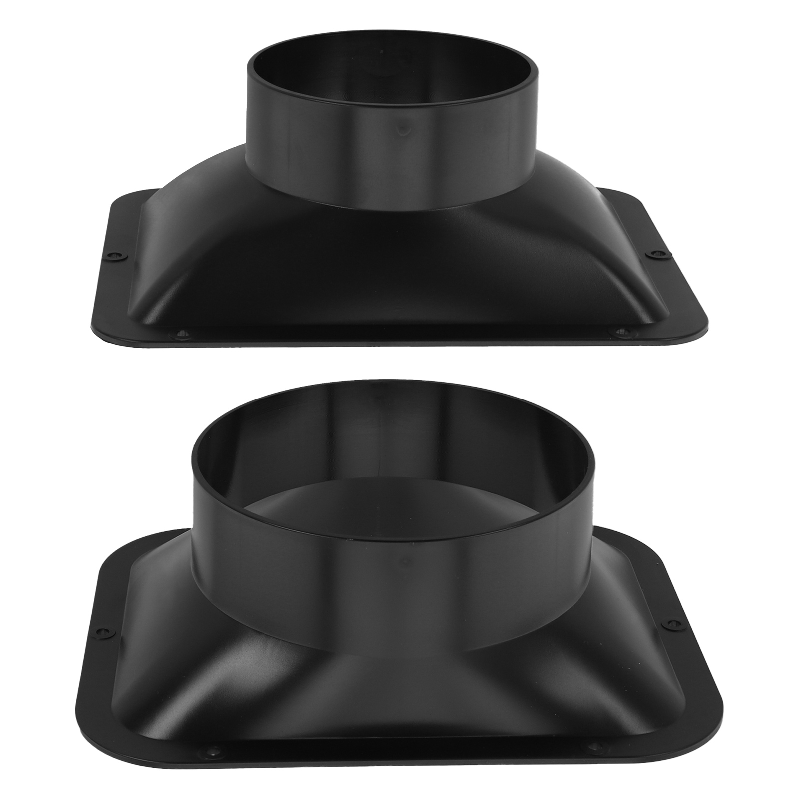 Commercial Kitchen Vent Hood - ข้อต่อท่อระบายอากาศแบบติดผนังขนาด 100/150 มม. ข้อต่อสายพัดลมแบบยาว อะแดปเตอร์ระบายอากาศสำหรับเครื่องดูดควันในครัว