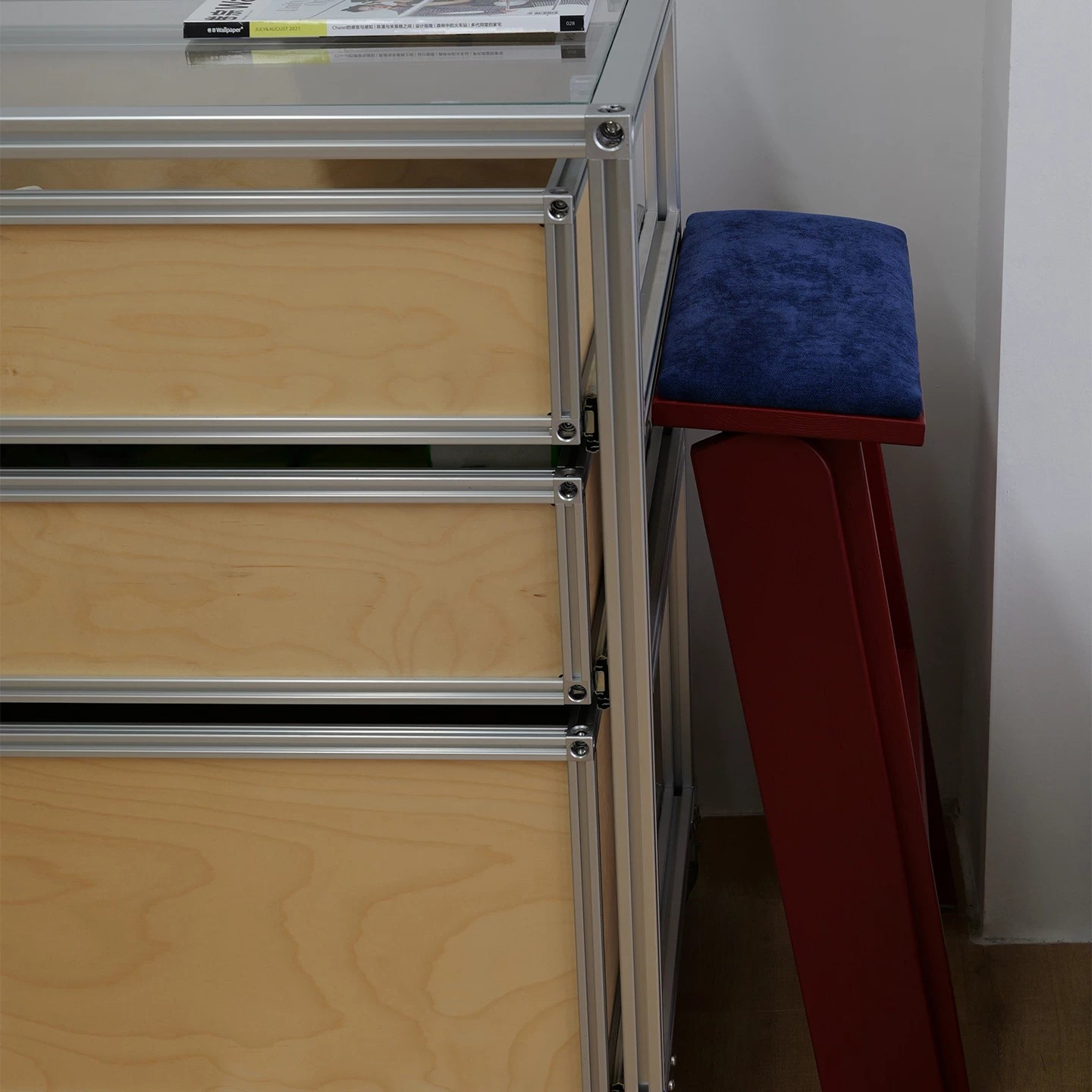 เก้าอี้บาร์ไม้เนื้อแข็งพับได้ส - Commercial Kitchen Small Space บทวิจารณ์และราคา