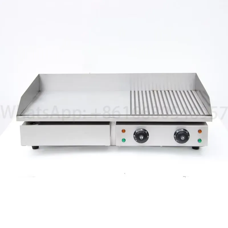 เตาย่างไฟฟ้าแบบมืออาชีพ 4.4 กิ - Commercial Kitchen Griddle บทวิจารณ์และราคา