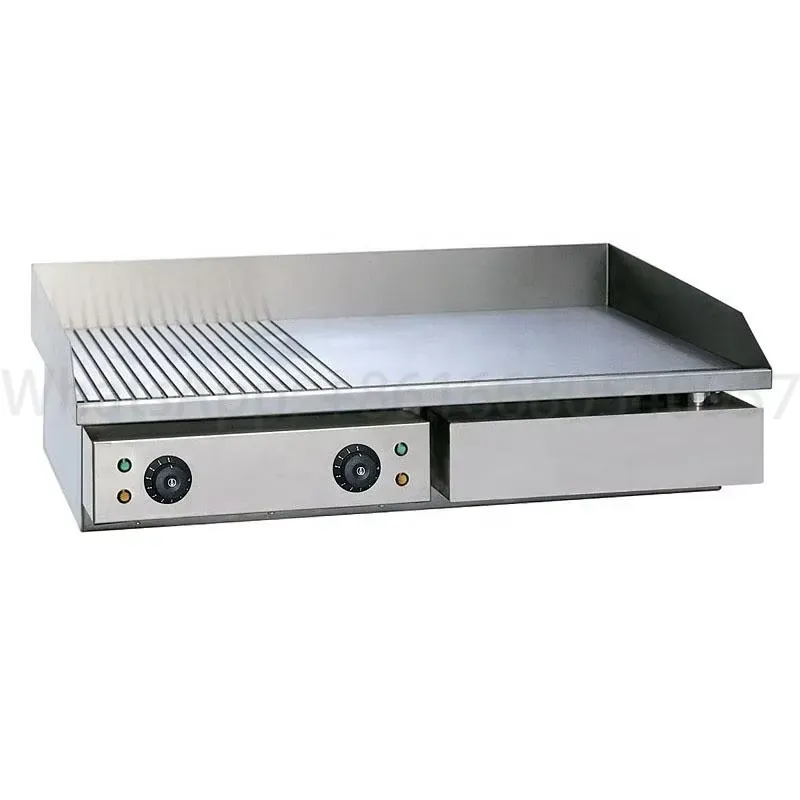 เตาย่างไฟฟ้าแบบมืออาชีพ 4.4 กิ - Commercial Kitchen Griddle บทวิจารณ์และราคา