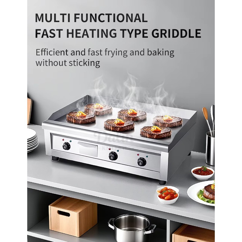 เตาปิ้งย่างเบอร์เกอร์แบบมืออาช - Commercial Kitchen Griddle บทวิจารณ์และราคา
