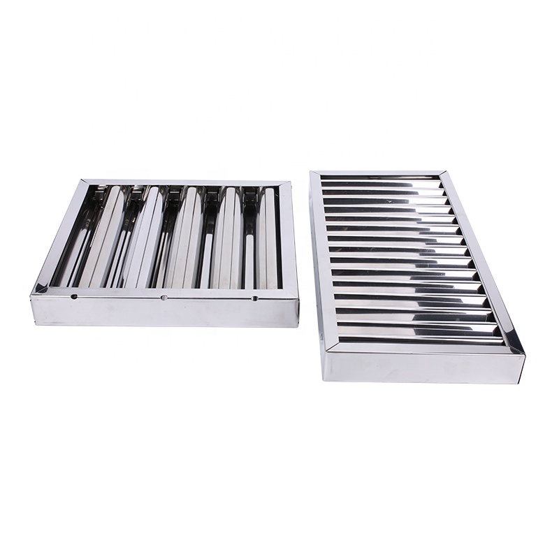 แผ่นกรองไขมัน 201SS 304SS 430S - Commercial Exhaust Hood บทวิจารณ์และราคา