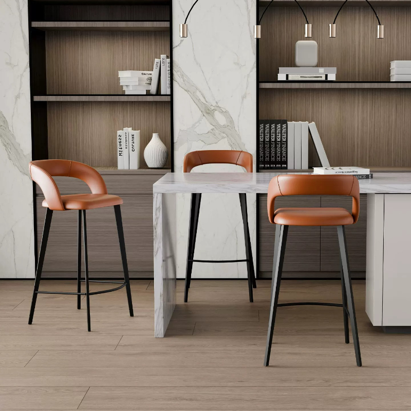 เก้าอี้บาร์หนัง Nappa สไตล์หรู - Commercial Kitchen Lighting Design บทวิจารณ์และราคา