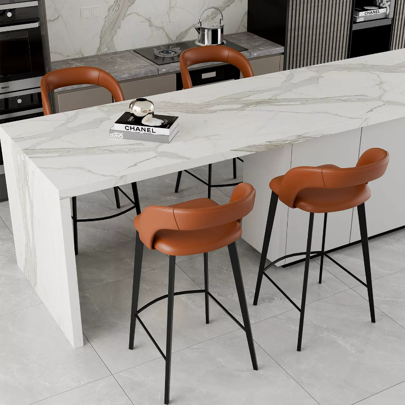 เก้าอี้บาร์หนัง Nappa สไตล์หรู - Commercial Kitchen Lighting Design บทวิจารณ์และราคา
