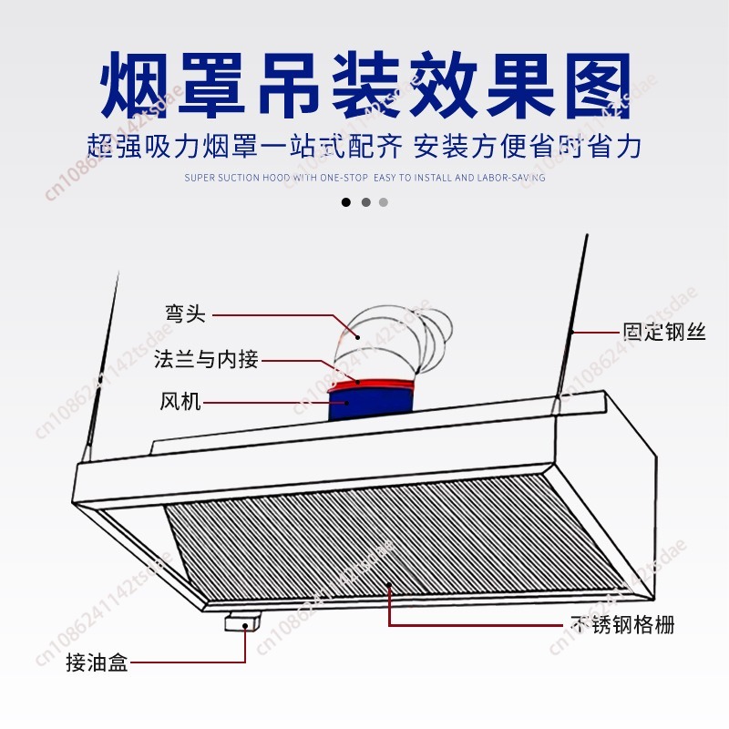 เครื่องดูดควันสเตนเลสสตีลเชิงพ - Commercial Exhaust Hood บทวิจารณ์และราคา