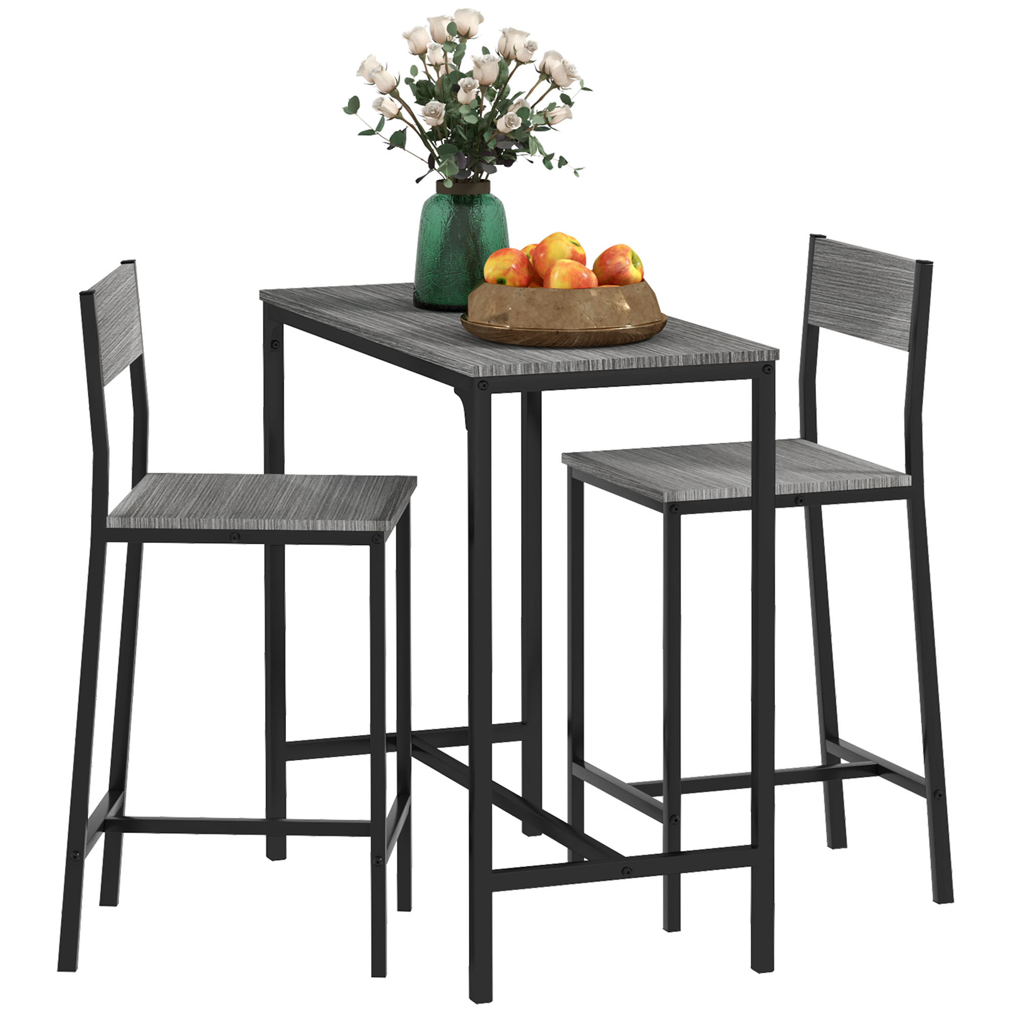 ชุดโต๊ะและเก้าอี้บาร์ 3 ชิ้น,  - Commercial Kitchen Small Space บทวิจารณ์และราคา
