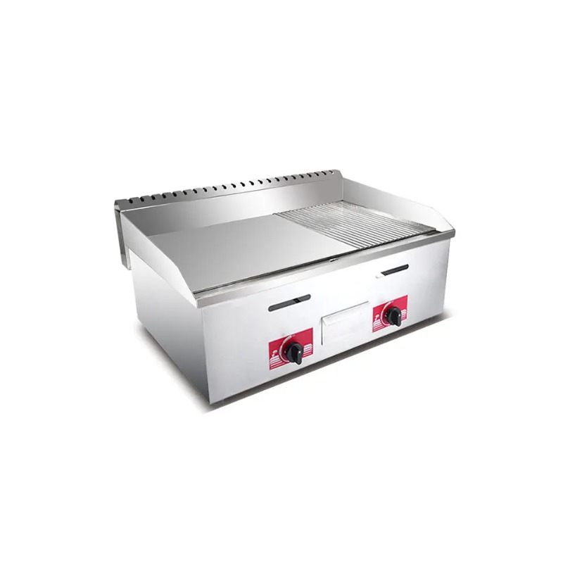 เตาย่างแบบแผ่นเหล็กสแตนเลสสำหร - Commercial Kitchen Griddle บทวิจารณ์และราคา