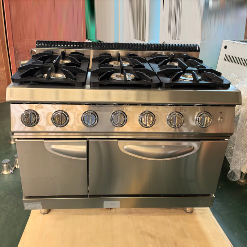 เตาแก๊สเชิงพาณิชย์ สเตนเลสสตีล - Commercial Kitchen Oven บทวิจารณ์และราคา