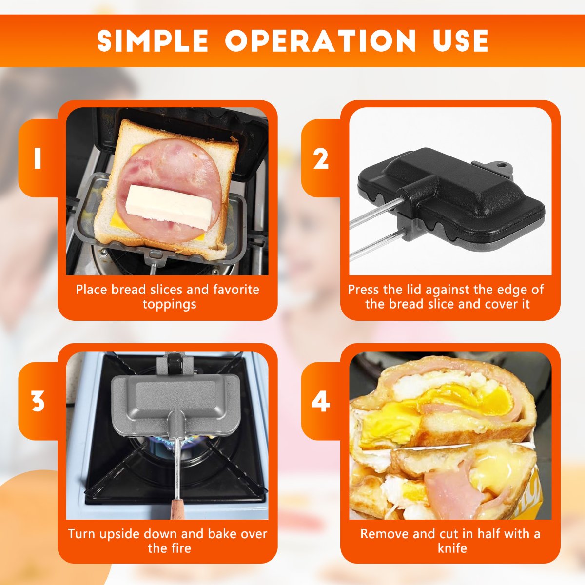 กระทะอบแซนด์วิชสองด้าน ABUD กร - Sandwich Press Panini บทวิจารณ์และราคา