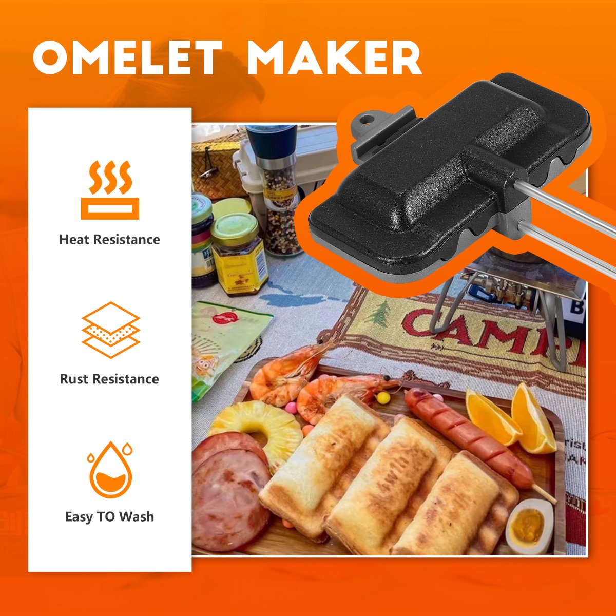 กระทะอบแซนด์วิชสองด้าน ABUD กร - Sandwich Press Panini บทวิจารณ์และราคา