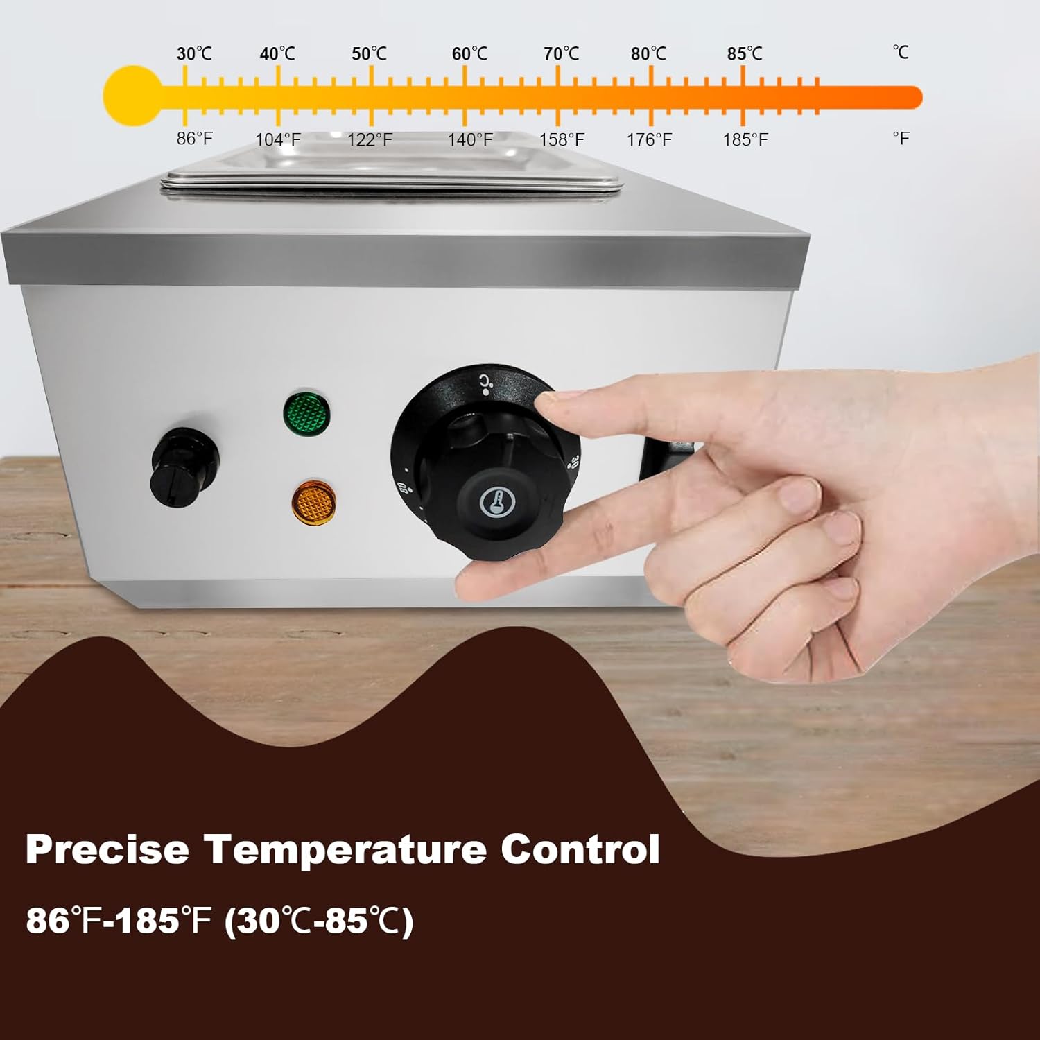 TWISTER.CK หม้อหลอมช็อกโกแลต 1 - Commercial Kitchen Warmer บทวิจารณ์และราคา