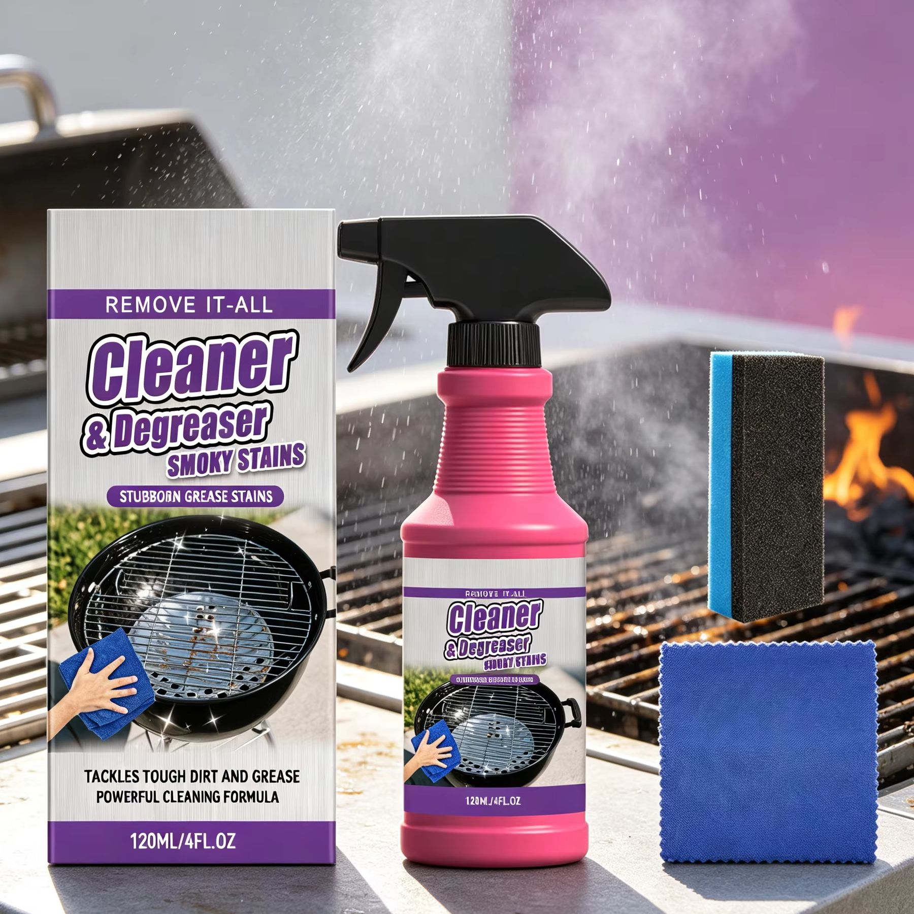 น้ำยาทำความสะอาดเตาบาร์บีคิว ข - Commercial Kitchen Grease Cleaner บทวิจารณ์และราคา