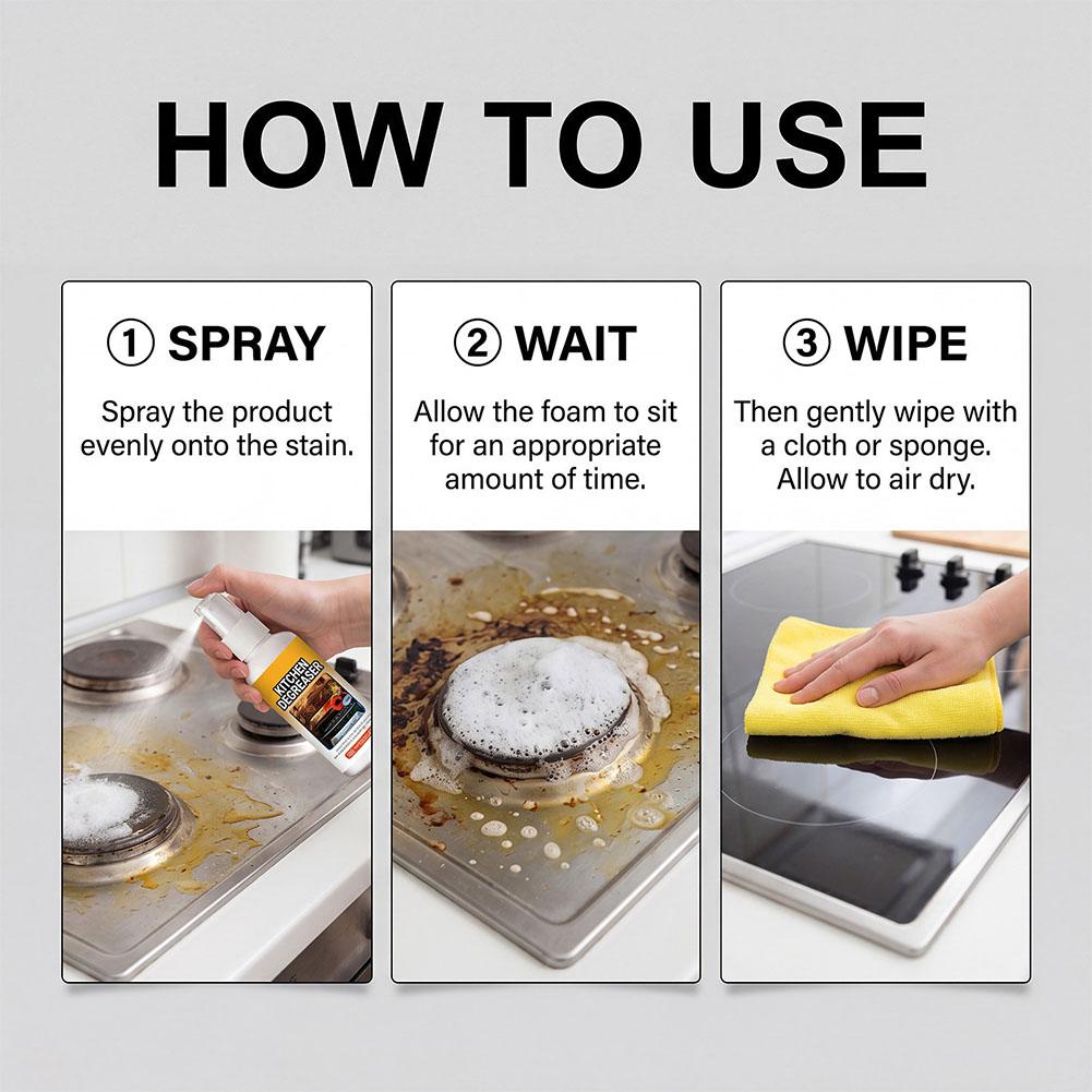 สเปรย์ทำความสะอาดคราบไขมันในคร - Commercial Kitchen Grease Cleaner บทวิจารณ์และราคา