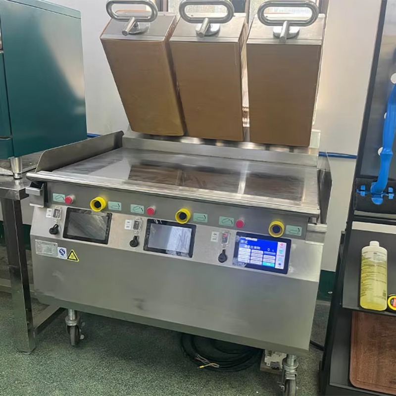 เตาปิ้งย่างแบบฝาพับสองด้าน หัว - Commercial Kitchen Griddle บทวิจารณ์และราคา