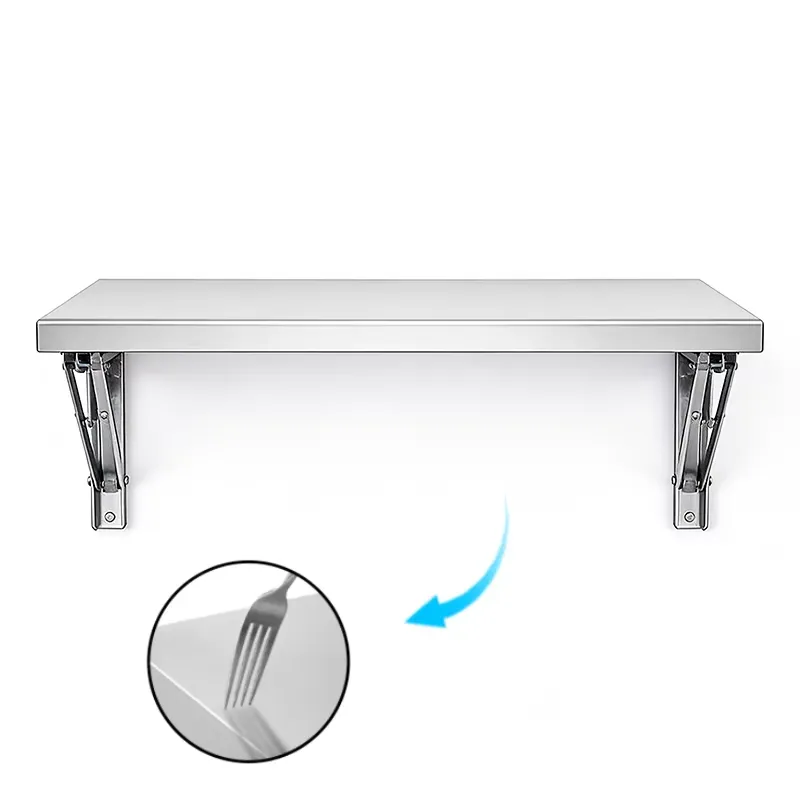 ชั้นวางของพับได้ทำจากสแตนเลสสต - Commercial Kitchen Wall Shelves บทวิจารณ์และราคา