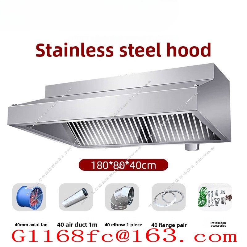 ฮูดดูดควันสแตนเลสสำหรับครัวร้า - Commercial Exhaust Hood บทวิจารณ์และราคา